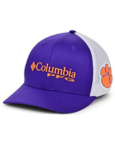 Columbia Clemson Tigers Pfg Stretch Cap - Purple