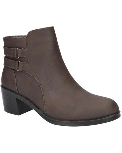 Easy Street Murphy Comfort Ankle Boots - Brown