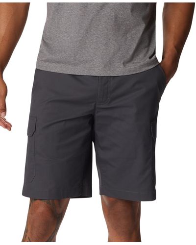 Columbia Rapid Rivers Comfort Stretch Cargo Shorts - Gray