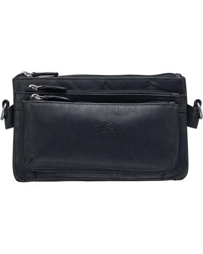 Mancini Multi-function Waist Bag - Black