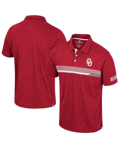 Colosseum Athletics Oklahoma Sooners No Problemo Polo Shirt - Red