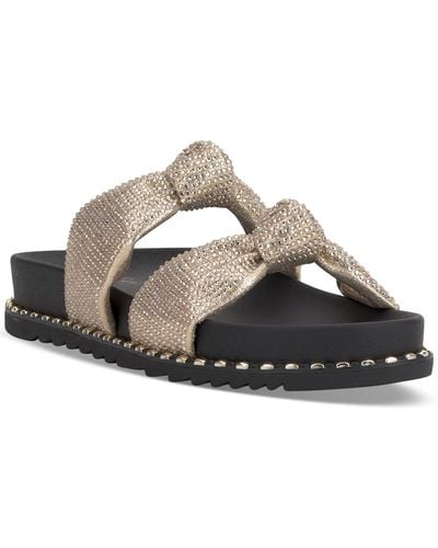 Jessica Simpson Caralyna Knotted Footbed Sandals - Multicolor