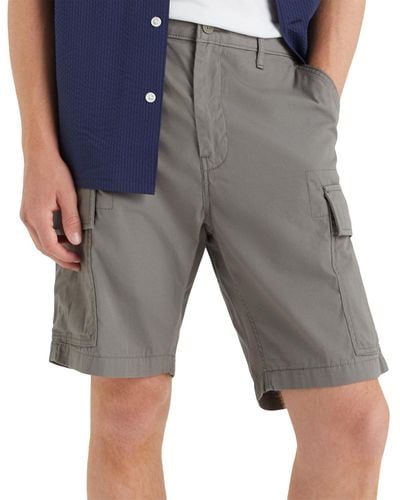 Levi's Carrier Loose-fit 9.5" Stretch Cargo Shorts - Gray