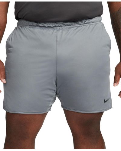 Nike Totality Dri-fit Drawstring Versatile 7" Shorts - Gray