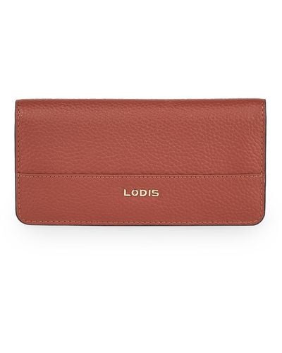 Lodis Iris Long Bifold Wallet - Red