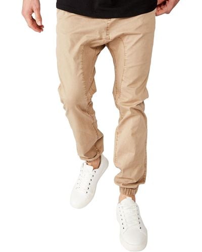 Cotton On Drake Cuffed Pant - Natural