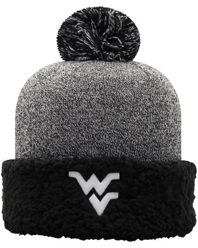 Top Of The World West Virginia Mountaineers Snug Cuffed Knit Hat - Gray