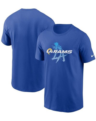 Nike Los Angeles Rams Hometown Collection Just Play T-shirt - Blue