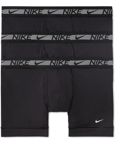 Nike 3-pk. Dri-fit Ultra-stretch Micro Trunks - Black