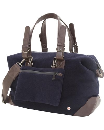 Token Lafayette Wool Medium Duffel Bag - Blue