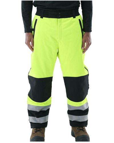 Refrigiwear Hivis Insulated Softshell Pants - Green