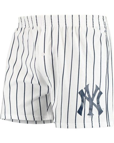 Concepts Sport New York Yankees Vigor Boxer Shorts - White