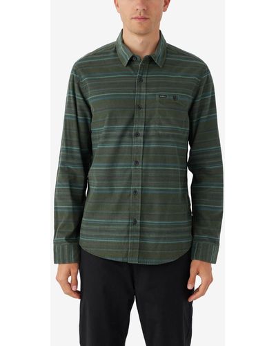 O'neill Sportswear Caruso Stripe Cord Woven - Green