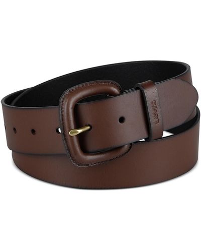 Levi's Leather Wrapped Buckle Belt - Brown