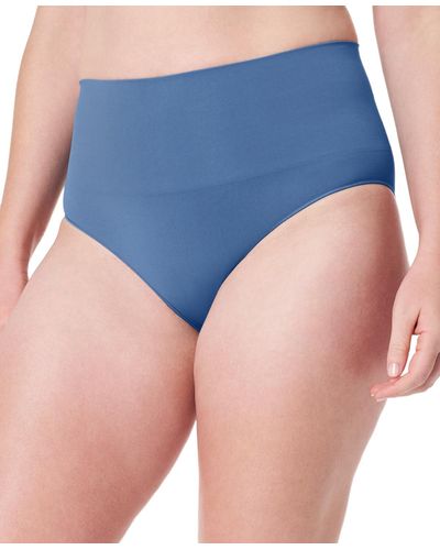 Spanx Seamless Shaping Brief Underwear 40047r - Blue