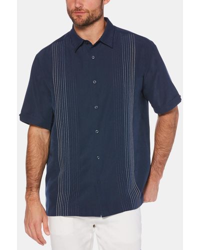 Cubavera Ombre Stripe Shirt - Blue