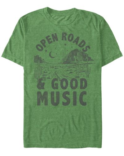 Fifth Sun Open Road Short Sleeve Crew T-shirt - Green