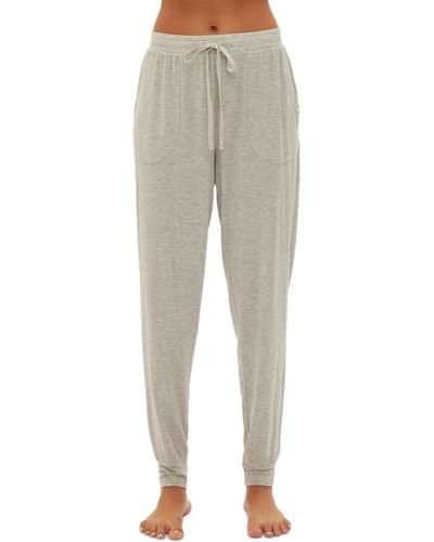 Gap Drawstring-waist Jogger Pajama Pants - Gray