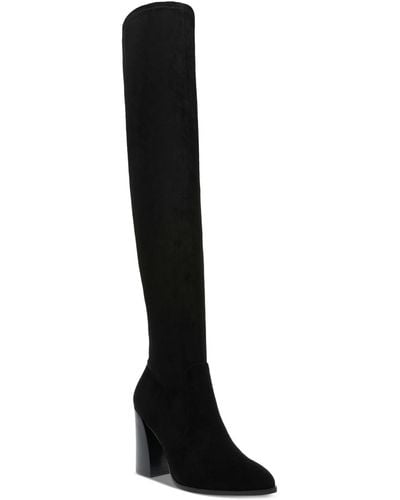 DV by Dolce Vita Gollie Wide-calf Block-heel Over-the-knee Boots - Black