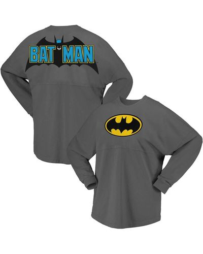 Spirit Jersey And Batman Original Long Sleeve T-shirt - Gray