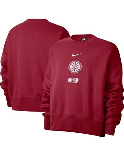 Nike Oklahoma Sooners Vault Every Day Fleece Pullover Sweatshirt - Red
