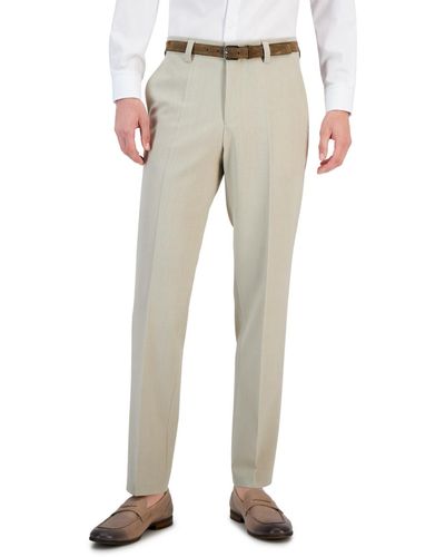HUGO By Boss Modern-fit Superflex Suit Pants - Natural