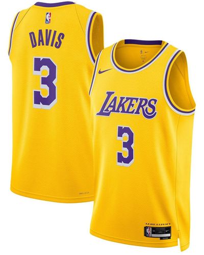 Nike And Lebron James Los Angeles Lakers Swingman Jersey - Yellow