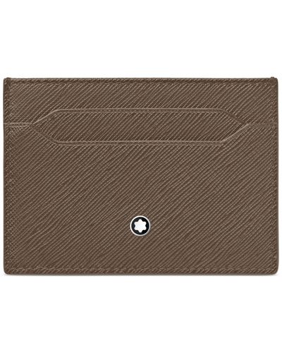 Montblanc Sartorial Leather Card Holder - Brown