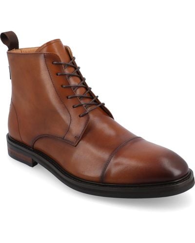 Taft 365 Model 003 Cap-toe Ankle Boots - Brown