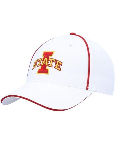 Colosseum Athletics Iowa State Cyclones Take Your Time Snapback Hat - White