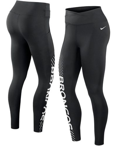 Nike Denver Broncos Yard Line Crossover leggings - Black