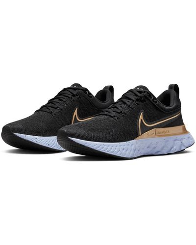 Nike React Infinity Run Flyknit 2 Running Sneakers From Finish Line - Black