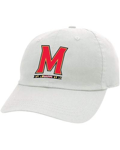 Ahead Maryland Terrapins Shawnut Adjustable Hat - White
