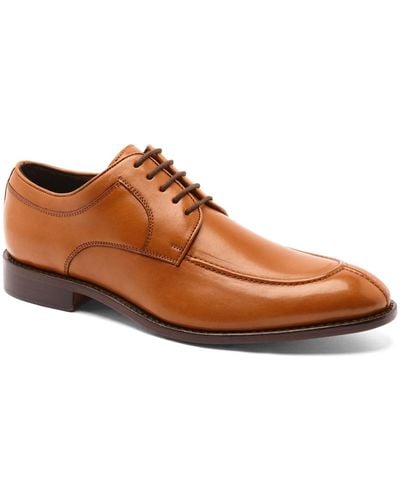 Anthony Veer Wallace Split Toe Goodyear Welt Lace-up Dress Shoes - Brown