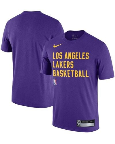 Nike Los Angeles Lakers 2023/24 Sideline Legend Performance Practice T-shirt - Purple