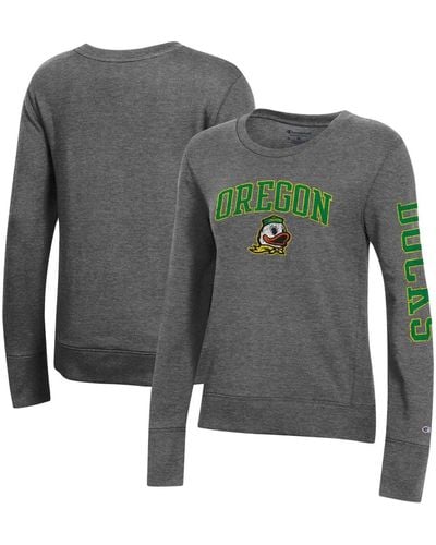 Champion Oregon Ducks College 2.0 Fleece Sweatshirt - Gray