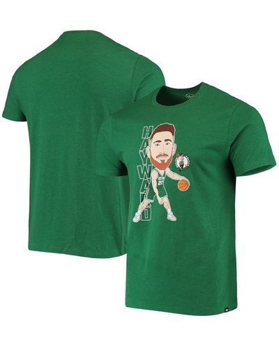 '47 '47 Gordon Hayward Heathered Kelly Boston Celtics Bobblehead T-shirt - Green