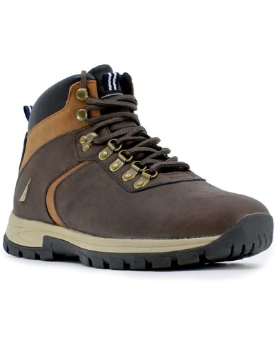 Nautica Ortler Mid Hiking Boots - Brown