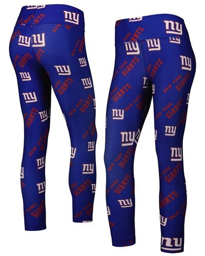 Concepts Sport New York Giants Gauge Lounge Bralette in Blue