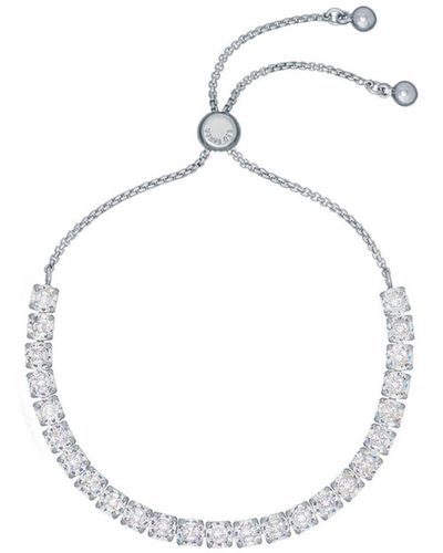 Ted Baker Melrah: Crystal Adjustable Tennis Bracelet - White