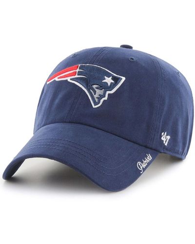 '47 New England Patriots Miata Clean Up Adjustable Hat - Blue