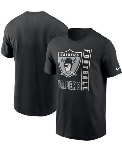 Nike Las Vegas Raiders Lockup Essential T-shirt - Black