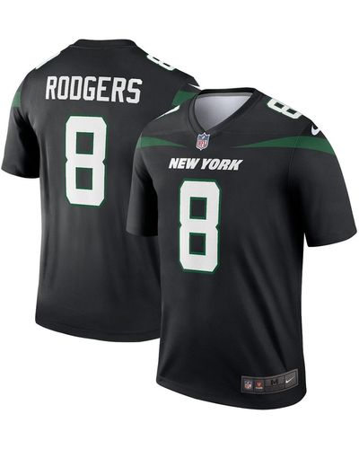 Nike Aaron Rodgers Stealth New York Jets Alternate Legend Player Jersey - Black