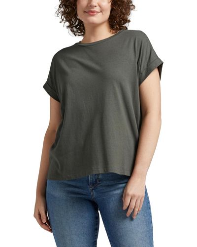 Jag Drapey Luxe T-shirt - Gray