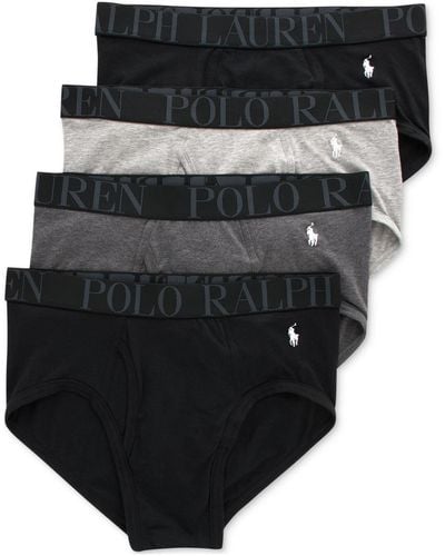 Polo Ralph Lauren 4-pack Classic Stretch Briefs - Black