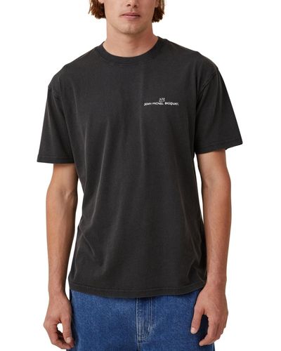 Cotton On Basquiat Loose Fit T-shirt - Black