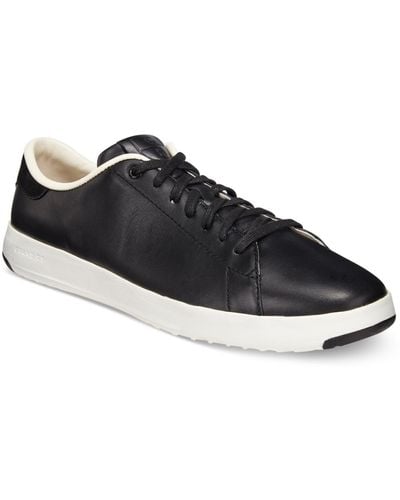 Cole Haan Grandpro Leather Sneakers - Black