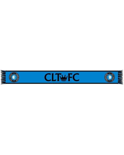Ruffneck Scarves And Charlotte Fc Two-tone Summer Scarf - Blue