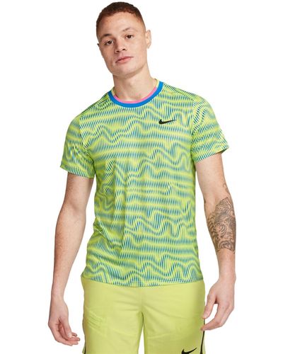 Nike Court Advantage Dri-fit Tennis T-shirt - Green