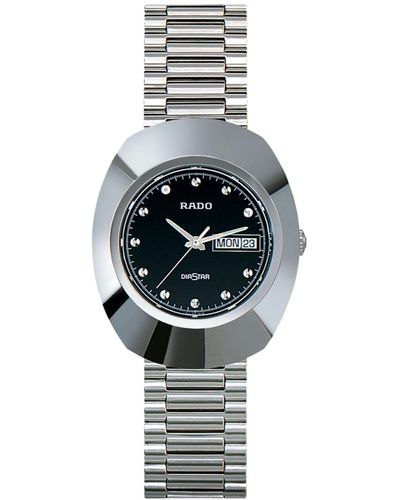 Rado Original -tone Stainless Steel Bracelet Watch 35mm - Gray